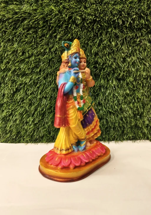 Divine Radha Krishna Idol – 8 Inch