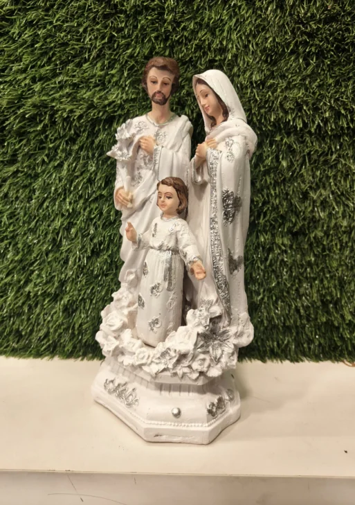 Holy Family Idol – White & Silver