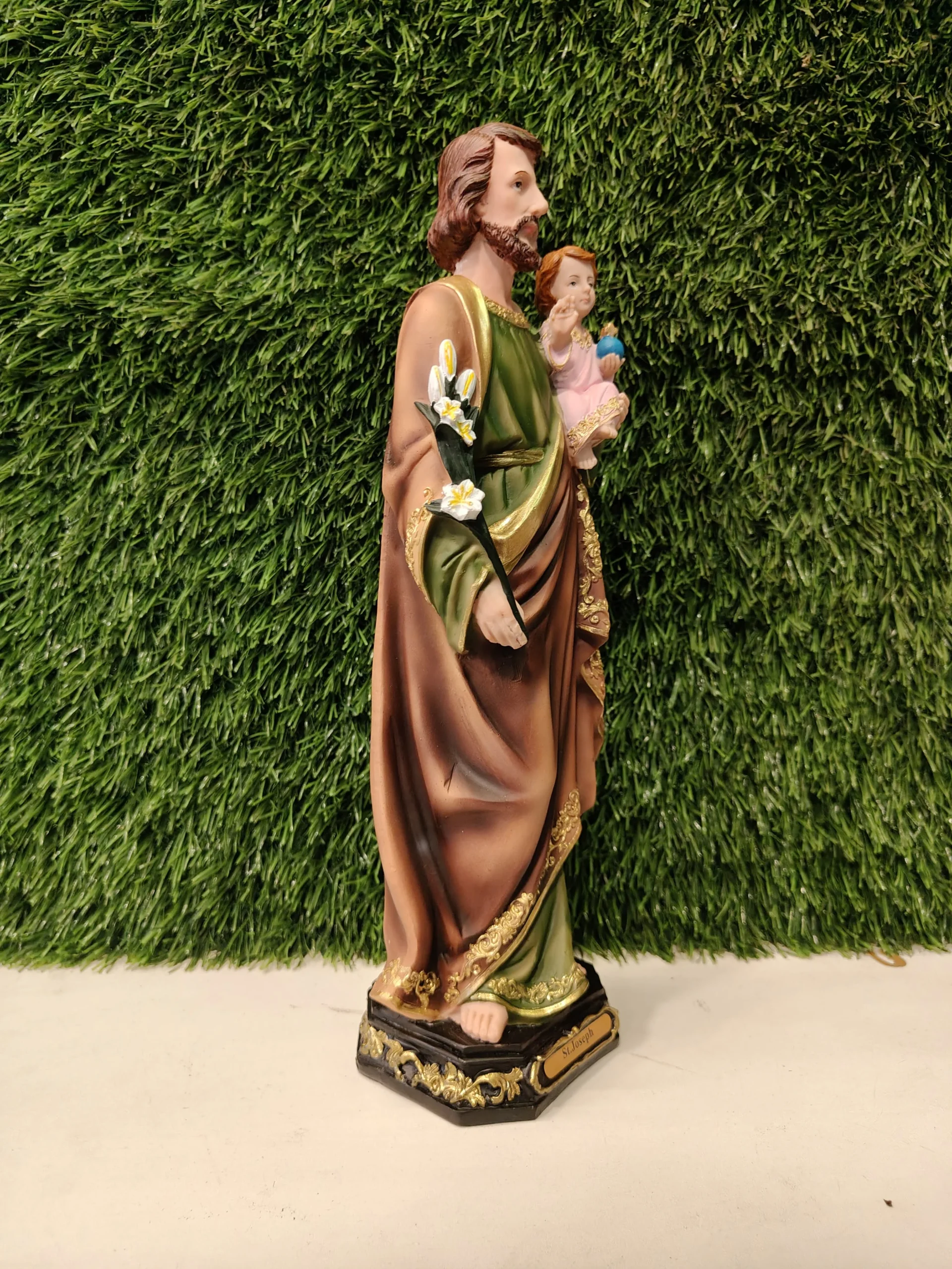 St. Joseph with Jesus – 13 Inch - Image 4