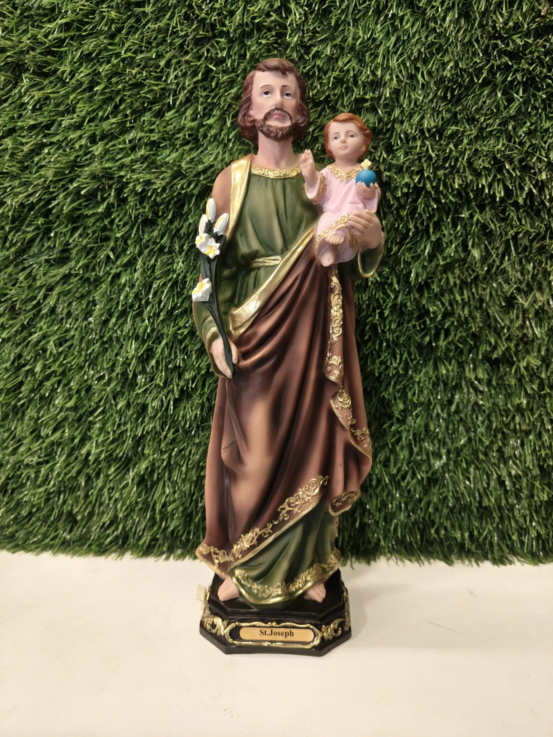 St. Joseph with Jesus – 13 Inch - Image 5